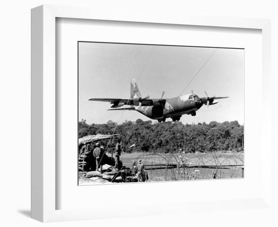 Vietnam War USAF C-130-Nick Ut-Framed Photographic Print