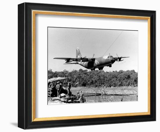 Vietnam War USAF C-130-Nick Ut-Framed Photographic Print