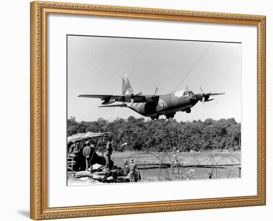 Vietnam War USAF C-130-Nick Ut-Framed Photographic Print