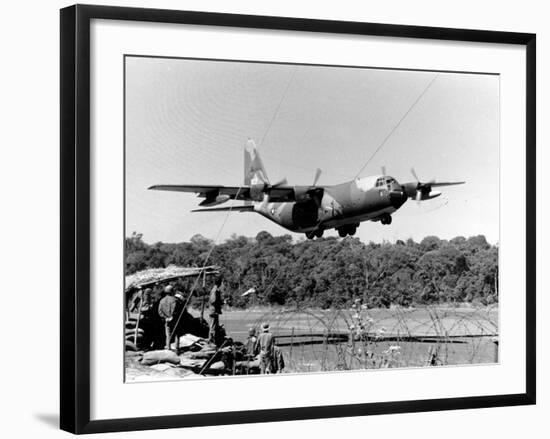 Vietnam War USAF C-130-Nick Ut-Framed Photographic Print