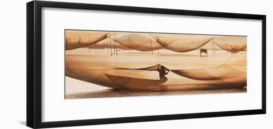 Vietnamese Fishing-Nhiem Hoang The-Framed Giclee Print