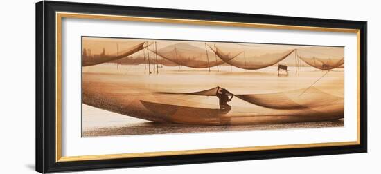 Vietnamese Fishing-Nhiem Hoang The-Framed Giclee Print