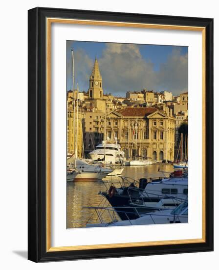 Vieux Port, Marseille, Bouche Du Rhone, Provence, France, Europe-John Miller-Framed Photographic Print