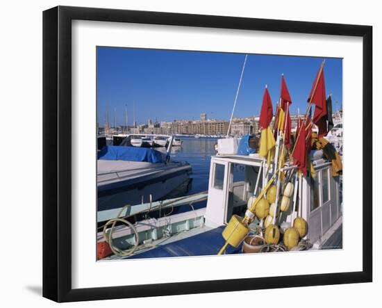 Vieux Port, Marseille, Bouches-Du-Rhone, Provence, France-Guy Thouvenin-Framed Photographic Print