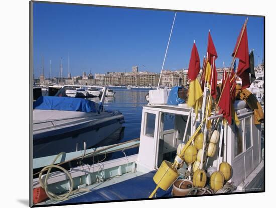 Vieux Port, Marseille, Bouches-Du-Rhone, Provence, France-Guy Thouvenin-Mounted Photographic Print