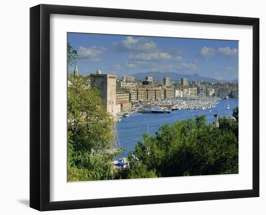 Vieux Port, Marseille, Bouches Du Rhone, Provence, France-John Miller-Framed Photographic Print