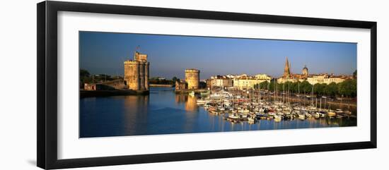 Vieux Port Tour St. Nicholas Tour De La Chaine La Rochelle France-null-Framed Photographic Print