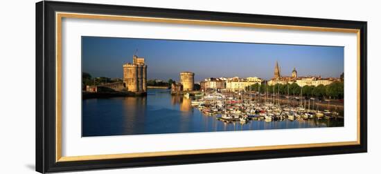 Vieux Port Tour St. Nicholas Tour De La Chaine La Rochelle France-null-Framed Photographic Print