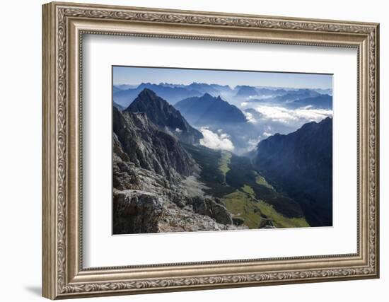 View About Puittal on Karwendel in the Early Morning Haze-Rolf Roeckl-Framed Photographic Print