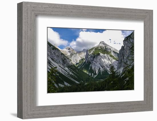 View About Roßloch on Moserkarspitze and Southern Sonnenspitze-Rolf Roeckl-Framed Photographic Print