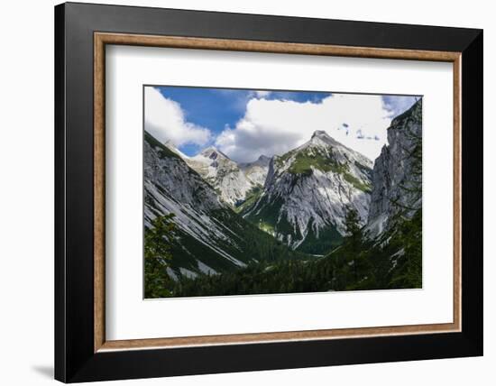 View About Roßloch on Moserkarspitze and Southern Sonnenspitze-Rolf Roeckl-Framed Photographic Print