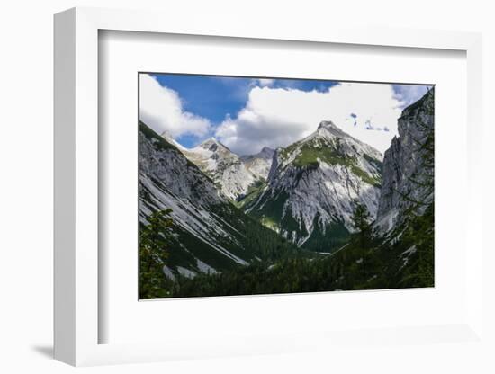 View About Roßloch on Moserkarspitze and Southern Sonnenspitze-Rolf Roeckl-Framed Photographic Print