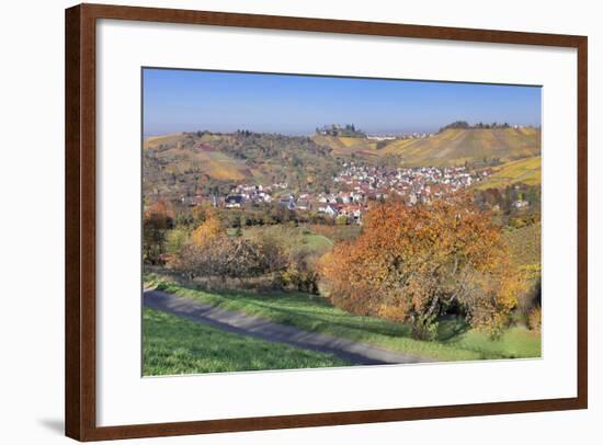 View About Uhlbach on the Tomb Chapel in Rotenberg, Part of Town of Stuttgart, Germany-Markus Lange-Framed Photographic Print