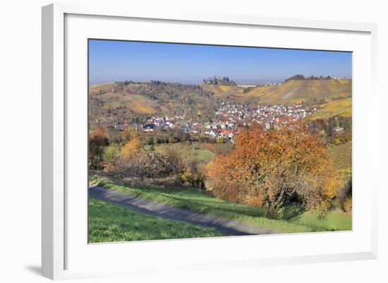 View About Uhlbach on the Tomb Chapel in Rotenberg, Part of Town of Stuttgart, Germany-Markus Lange-Framed Photographic Print