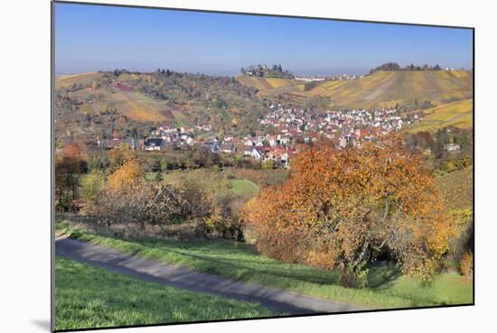 View About Uhlbach on the Tomb Chapel in Rotenberg, Part of Town of Stuttgart, Germany-Markus Lange-Mounted Photographic Print