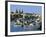 View across Harbour with Traditional Luzzu Fishing Boats, Marsaxlokk, Malta, Mediterranean, Europe-Stuart Black-Framed Photographic Print