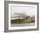 View across Loch Awe to the Ruins of Kilchurn Castle, Early Morning Mist on Mountains-Ruth Tomlinson-Framed Photographic Print