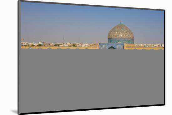 View across Naqsh-e (Imam) Square, UNESCO World Heritage Site, from Ali Qapu Palace opposite Sheikh-James Strachan-Mounted Photographic Print