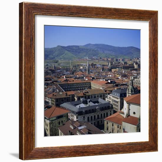 View Across Old Town, Bilbao, Capital of the Basque Province of Vizcaya (Pais Vasco), Spain, Europe-Geoff Renner-Framed Photographic Print