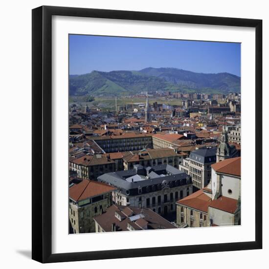 View Across Old Town, Bilbao, Capital of the Basque Province of Vizcaya (Pais Vasco), Spain, Europe-Geoff Renner-Framed Photographic Print