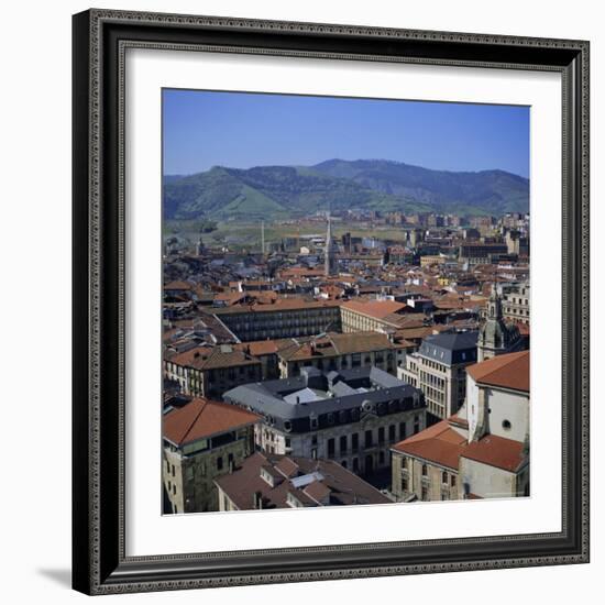 View Across Old Town, Bilbao, Capital of the Basque Province of Vizcaya (Pais Vasco), Spain, Europe-Geoff Renner-Framed Photographic Print