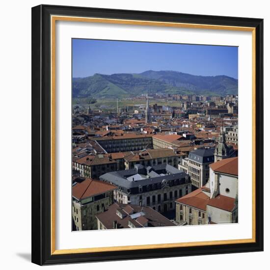 View Across Old Town, Bilbao, Capital of the Basque Province of Vizcaya (Pais Vasco), Spain, Europe-Geoff Renner-Framed Photographic Print