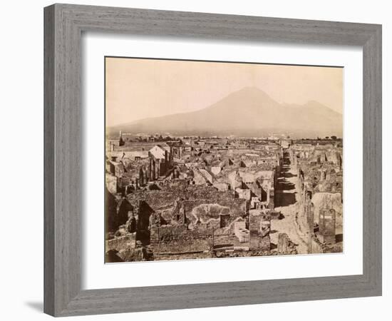 View across Pompeii-null-Framed Photographic Print