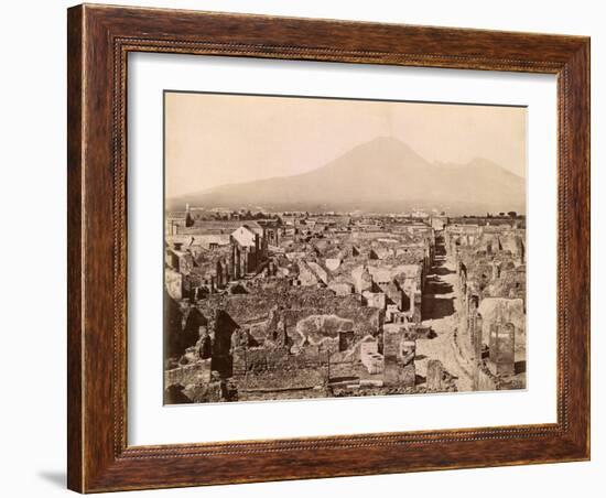 View across Pompeii-null-Framed Photographic Print