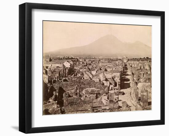 View across Pompeii-null-Framed Photographic Print