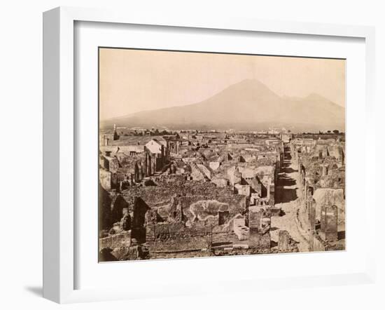 View across Pompeii-null-Framed Photographic Print