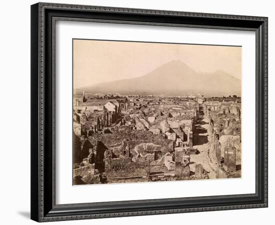 View across Pompeii-null-Framed Photographic Print