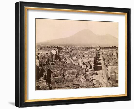 View across Pompeii-null-Framed Photographic Print