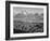 View Across River Valley Toward "Mount Moran" Grand Teton, National Park Wyoming. 1933-1942-Ansel Adams-Framed Art Print