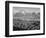 View Across River Valley Toward "Mount Moran" Grand Teton, National Park Wyoming. 1933-1942-Ansel Adams-Framed Art Print