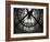 View Across Seine River from Transparent Face of Clock in the Musee d'Orsay, Paris, France-Jim Zuckerman-Framed Photographic Print