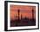 View across St. Marks Square Towards San Giorgio Maggiore at Sunrise, Venice, Veneto, Italy-Lee Frost-Framed Photographic Print