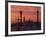 View across St. Marks Square Towards San Giorgio Maggiore at Sunrise, Venice, Veneto, Italy-Lee Frost-Framed Photographic Print