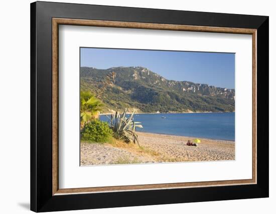 View across the Bay to Wooded Hillside-Ruth Tomlinson-Framed Photographic Print
