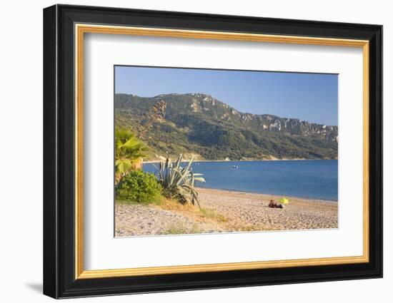 View across the Bay to Wooded Hillside-Ruth Tomlinson-Framed Photographic Print