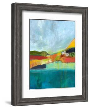 View across the Bay-Jan Weiss-Framed Art Print