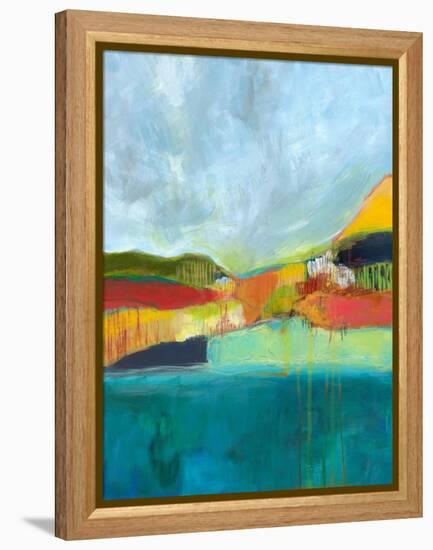 View across the Bay-Jan Weiss-Framed Stretched Canvas