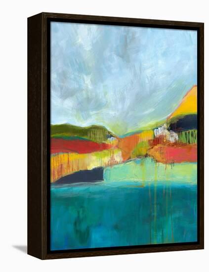 View across the Bay-Jan Weiss-Framed Stretched Canvas