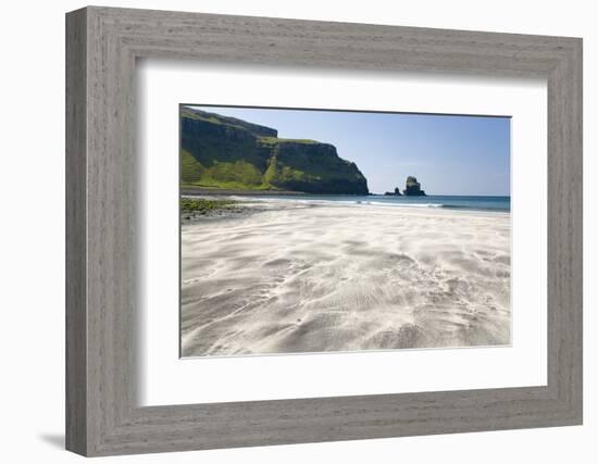 View across the Black and White Sands of Talisker Bay-Ruth Tomlinson-Framed Photographic Print