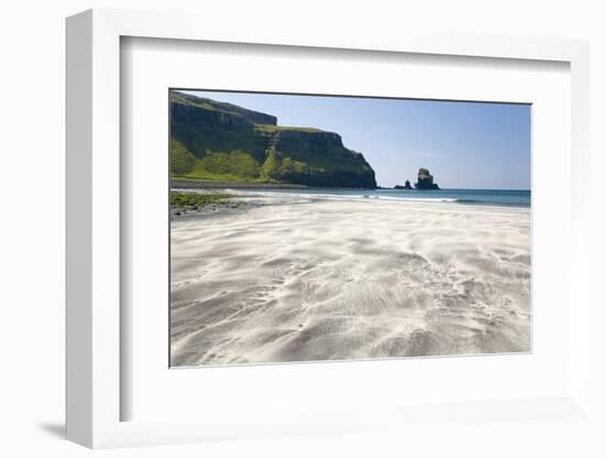 View across the Black and White Sands of Talisker Bay-Ruth Tomlinson-Framed Photographic Print