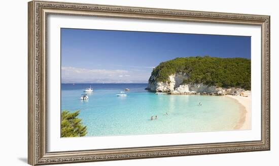 View across the Clear Turquoise Waters of Vrika Bay-Ruth Tomlinson-Framed Photographic Print