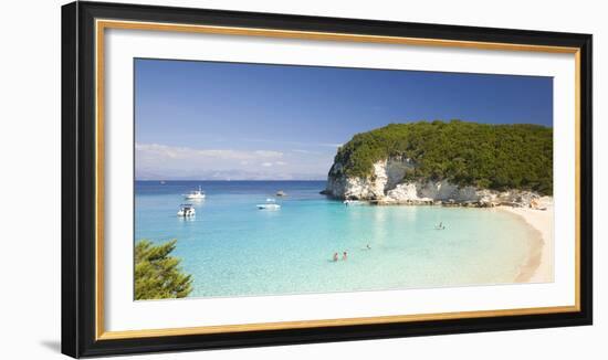 View across the Clear Turquoise Waters of Vrika Bay-Ruth Tomlinson-Framed Photographic Print