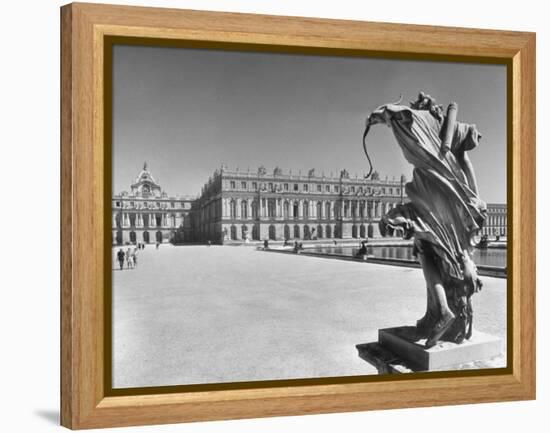 View across the Grounds of the Versailles, Where the Royalty Resides-Hans Wild-Framed Premier Image Canvas