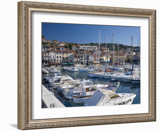 View across the Harbour, Cassis, Bouches-Du-Rhone, Provence, Cote D'Azur, France, Europe-Ruth Tomlinson-Framed Photographic Print