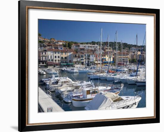 View across the Harbour, Cassis, Bouches-Du-Rhone, Provence, Cote D'Azur, France, Europe-Ruth Tomlinson-Framed Photographic Print