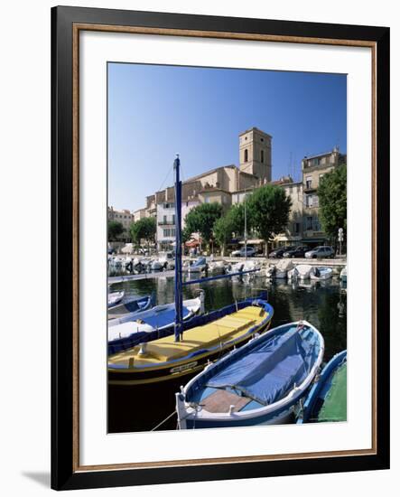 View Across the Old Harbour, La Ciotat, Bouches Du Rhone, Provence, France, Mediterranean-Ruth Tomlinson-Framed Photographic Print